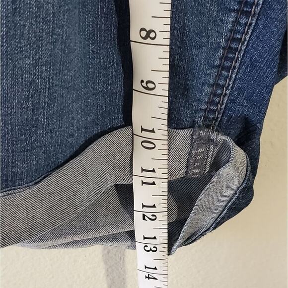 Avenue rolled‎ hem denim jeans shorts plus size 26 - Picture 3 of 5